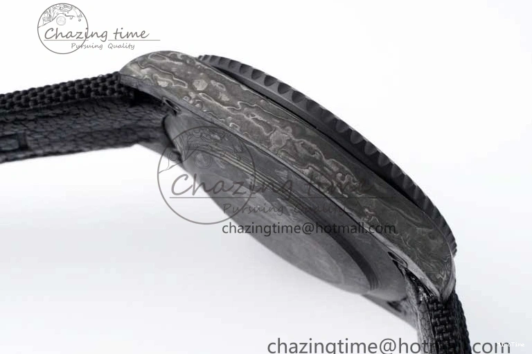 MiroTime 0210 AllSeason Submariner DIW Carbon VSF 1:1 Best Edition Black White Dial on Black Nylon Strap VS 2165